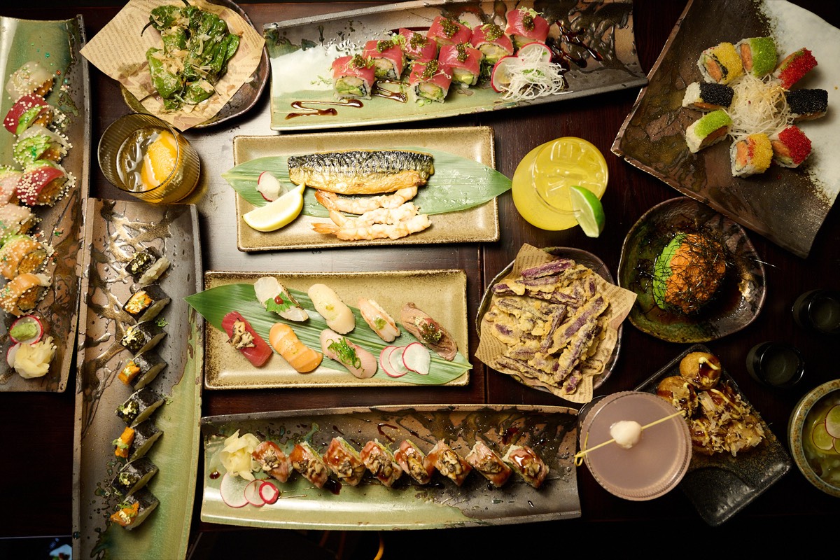 Fresh nigiri sushi and signature rolls at Showa Era Izakaya NYC