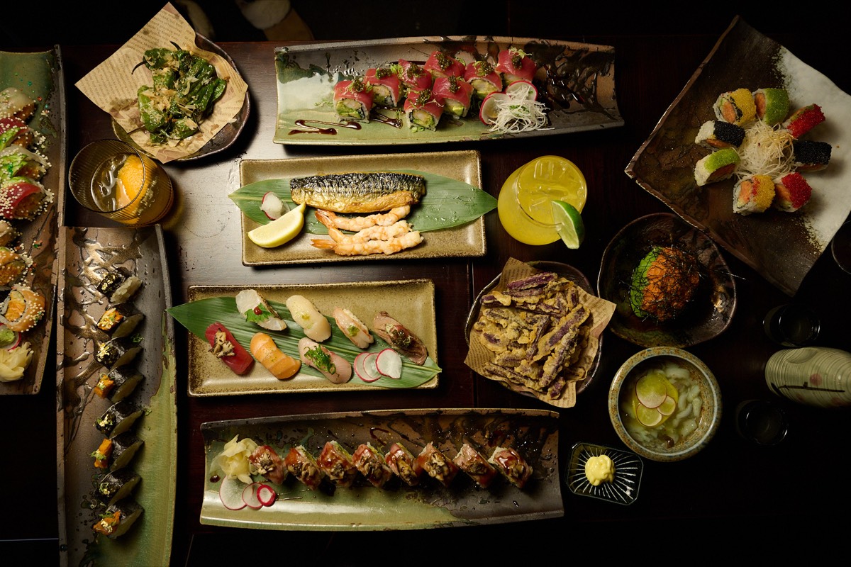 Premium omakase dining spread at Showa Era Izakaya NYC