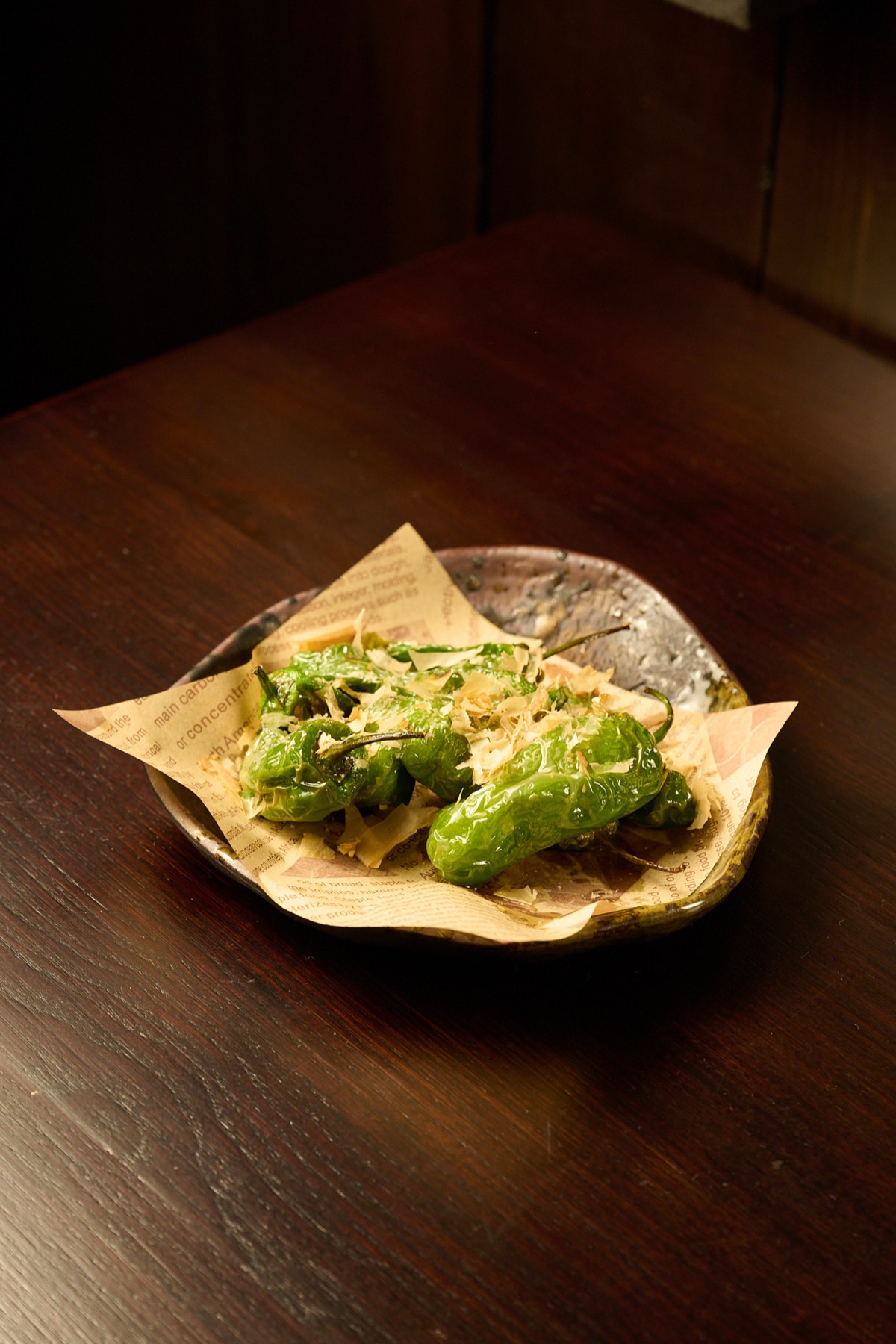 Fresh sashimi plate with wasabi and ginger at NYC izakaya restaurant